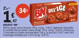 E.Leclerc Biscuits BISCUITS "BN" aanbieding