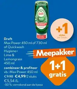 OKay Dreft Max Power 450 ml aanbieding