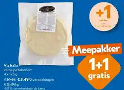OKay Via Italia verse pizzabodem aanbieding