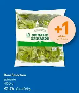OKay Boni Selection spinazie 400 g aanbieding