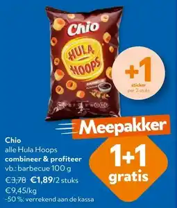 OKay Chio barbecue 100 g aanbieding