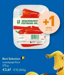 OKay Boni Selection snackpaprika's 175 g aanbieding