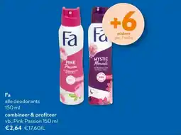 OKay Fa alle deodorants 150 ml aanbieding