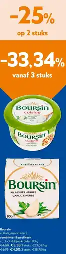 OKay Boursin look & fijne kruiden 80 g aanbieding
