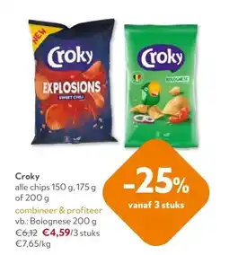 OKay Croky alle chips 150 g aanbieding