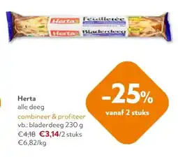 OKay Herta bladerdeeg 230 g aanbieding