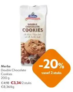 OKay Merba Double Chocolate Cookies 200 g aanbieding