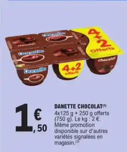 E.Leclerc Danette Chocolat aanbieding