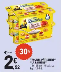 E.Leclerc Yaourts Patissiers La Laitière aanbieding