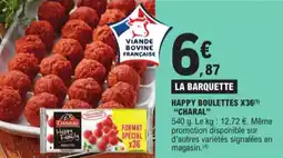 E.Leclerc Happy Boulettes x36 Charal aanbieding