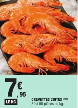 E.Leclerc Crevettes Cuites aanbieding