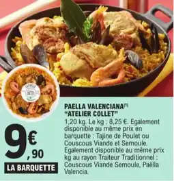 E.Leclerc Paella Valenciana Atelier Collet aanbieding