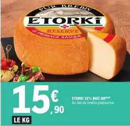 E.Leclerc Etorki 33% mat. Gr aanbieding