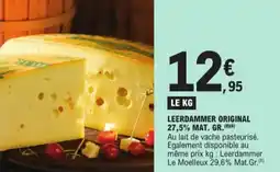 E.Leclerc Leerdammer Original 27,5% mat. gr. aanbieding