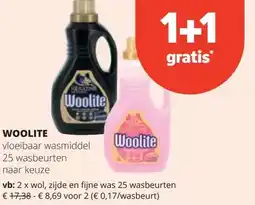 Spar WOOLITE aanbieding
