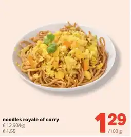 Spar noodles royale of curry aanbieding