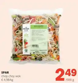 Spar SPAR chop choy wok aanbieding