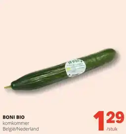 Spar BONI BIO aanbieding