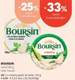 Spar BOURSIN aanbieding