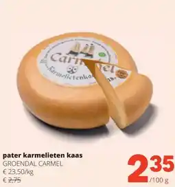 Spar pater karmelieten kaas aanbieding
