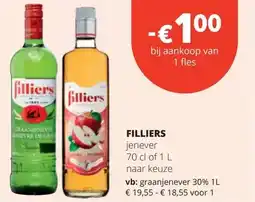 Spar FILLIERS aanbieding