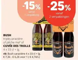 Spar BUSH aanbieding