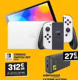 Electro Depot CONSOLE SWITCH WIT aanbieding