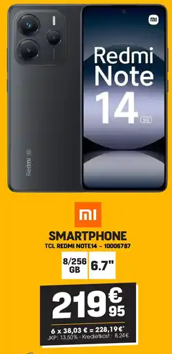 Electro Depot mi SMARTPHONE TCL REDMI NOTE14 aanbieding