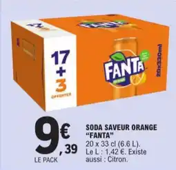 E.Leclerc Soda saveur orange FANTA aanbieding