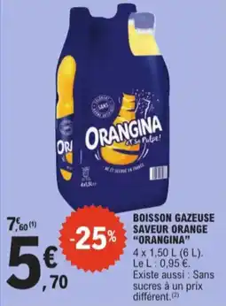 E.Leclerc Boisson gazeuse saveur orange orangina aanbieding