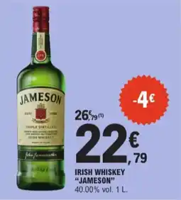 E.Leclerc Irish whiskey jameson aanbieding
