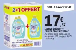E.Leclerc Lessive liquide scroix by xtra aanbieding