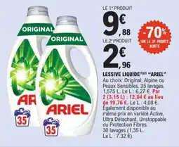 E.Leclerc Lessive liquide ariel aanbieding