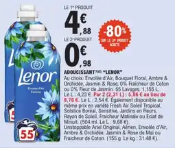 E.Leclerc Adoucissant lenor aanbieding