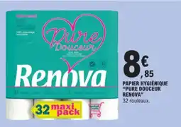 E.Leclerc Papier hygiénique pure douceur renova aanbieding