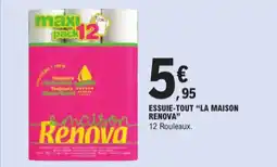 E.Leclerc Essuie-tout la maison renova aanbieding