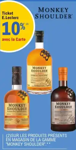 E.Leclerc Monkey shoulder aanbieding