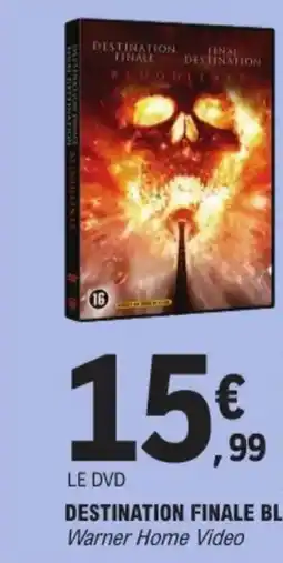 E.Leclerc Destination finale bloodlines aanbieding