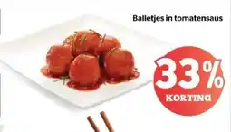 Spar Balletjes in tomatensaus aanbieding