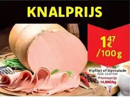 Cora Kipfilet of kiproulade aanbieding