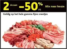 Cora Geldig op het hele gamma fijne sneetjes aanbieding