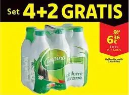 Cora Halfvolle melk campina aanbieding