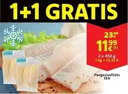 Cora Pangasiusfilets sea aanbieding