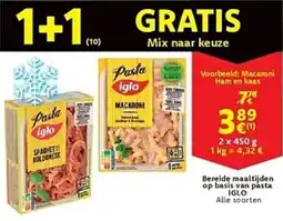 Cora Bereide maaltijden op basis van pasta iglo aanbieding