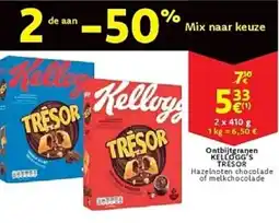 Cora Ontbijtgranen kellogg's tresor aanbieding
