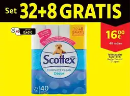 Cora Toiletpapier scottex aanbieding