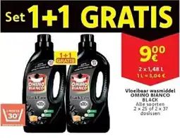 Cora Vloeibaar wasmiddel omino bianco black aanbieding