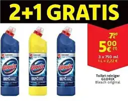 Cora Toilet reiniger glorix aanbieding