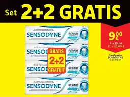 Cora Tandpasta sensodyne aanbieding