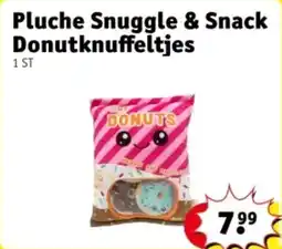Kruidvat Pluche Snuggle & Snack Donutknuffeltjes aanbieding